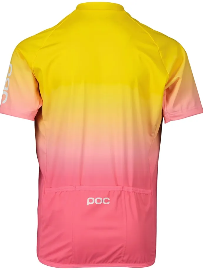 Fahrradtrikot "XC" in Gelb/ Pink