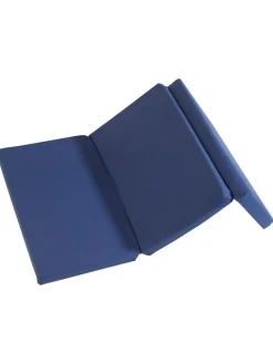 Faltbare Reisebettmatratze 60 x 120 cm – blau mit Tragetasche