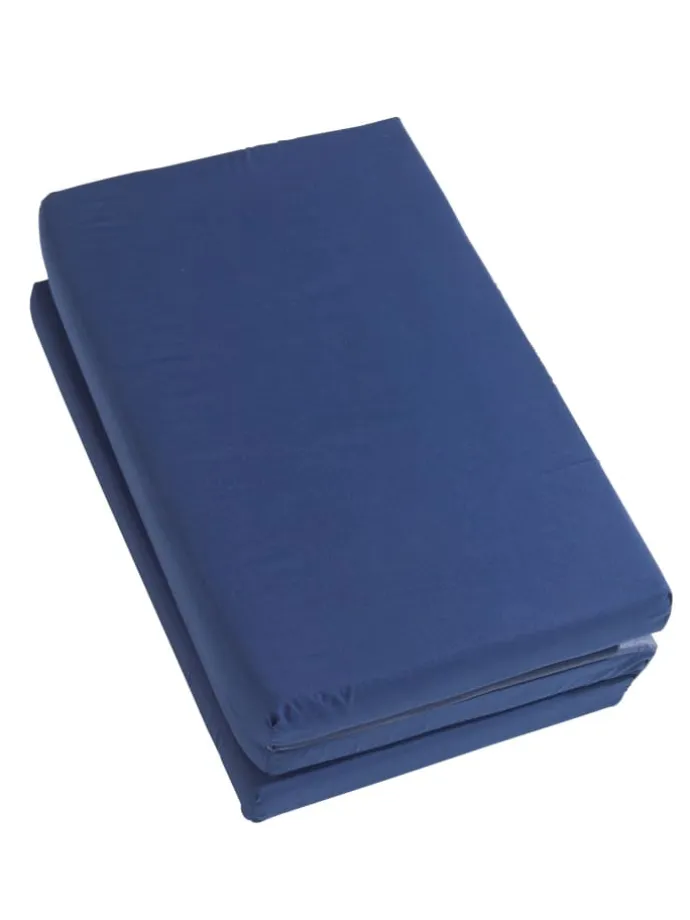 Faltbare Reisebettmatratze 60 x 120 cm – blau mit Tragetasche
