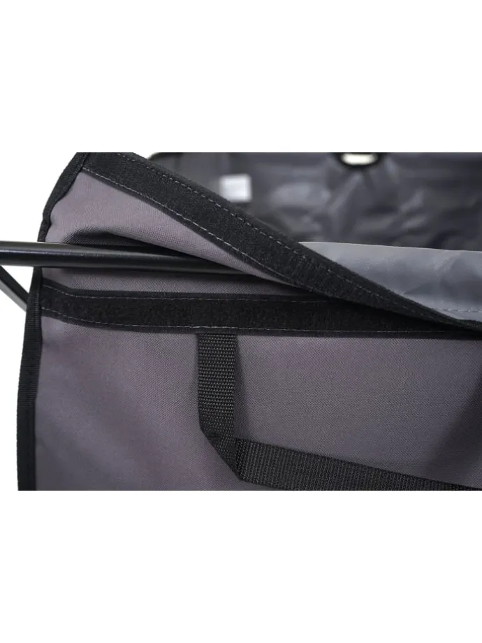 Faltbarer Bollerwagen E38, Ohne Dach/Hecktasche grau