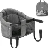 Faltbarer Tischsitz inkl. Tasche - Melange in grau