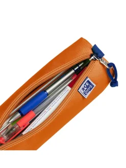 Federmäppchen in Orange - (B)22 x (H)7 x (T)9 cm