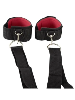 Fessel-Set Bett-Fesseln in schwarz