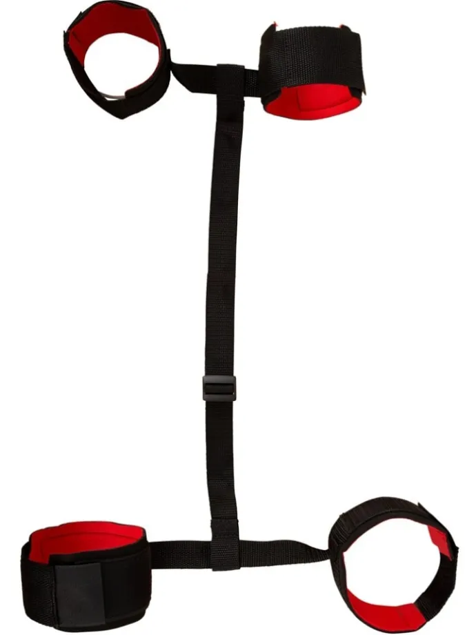 Fessel-Set Hand-und Fußfesseln in schwarz