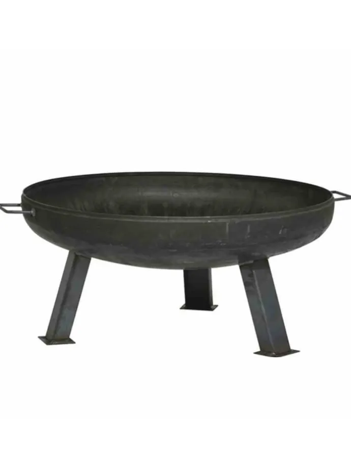 Feuerschale XXL mit Handgriffen, Ø 55 cm in Anthrazit in Anthrazit