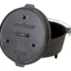 Feuertopf Gusseisen DELUXE 12" in schwarz