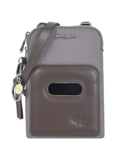 Fika Handytasche RFID 12,5 cm in vintage taupe