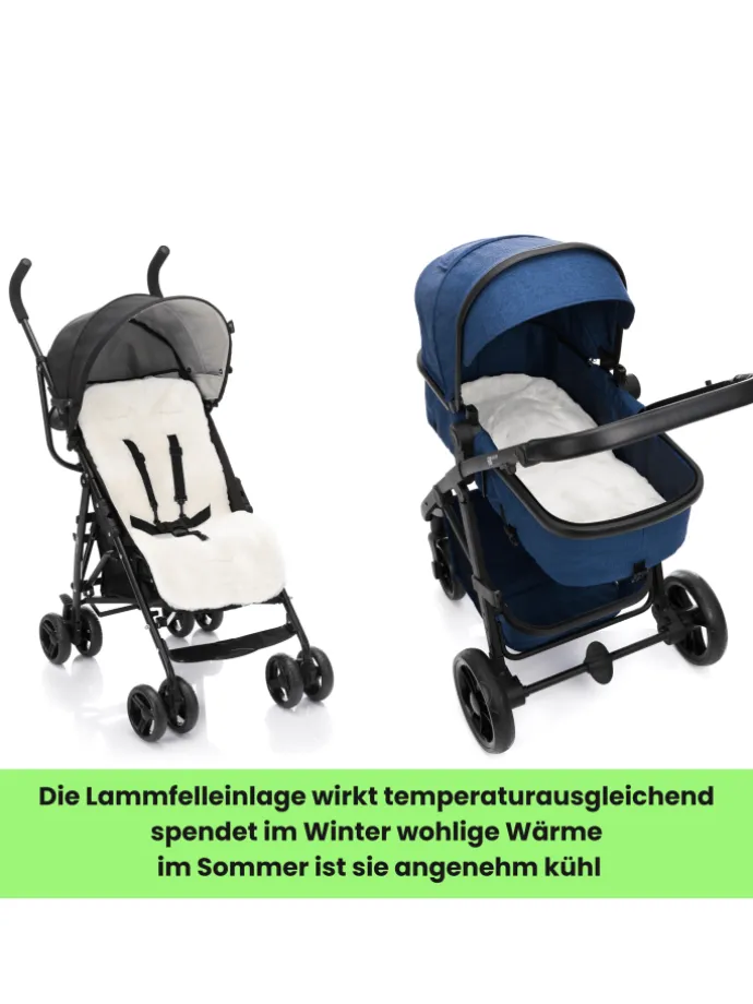 Fillikid Lammfelleinlage 73x33 TOP in Weiß