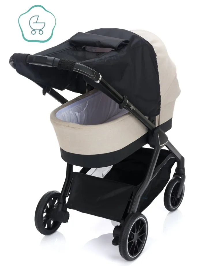 Fillikid Sonnenschutz Deluxe für Buggy und Sportwagen Exclusiv in Schwarz