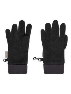 Fingerhandschuhe in anthrazit mel.