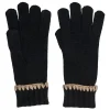 Fingerhandschuhe in Schwarz