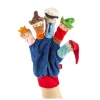 Fingerpuppen-Handschuh Räuber in dunkelblau/bunt