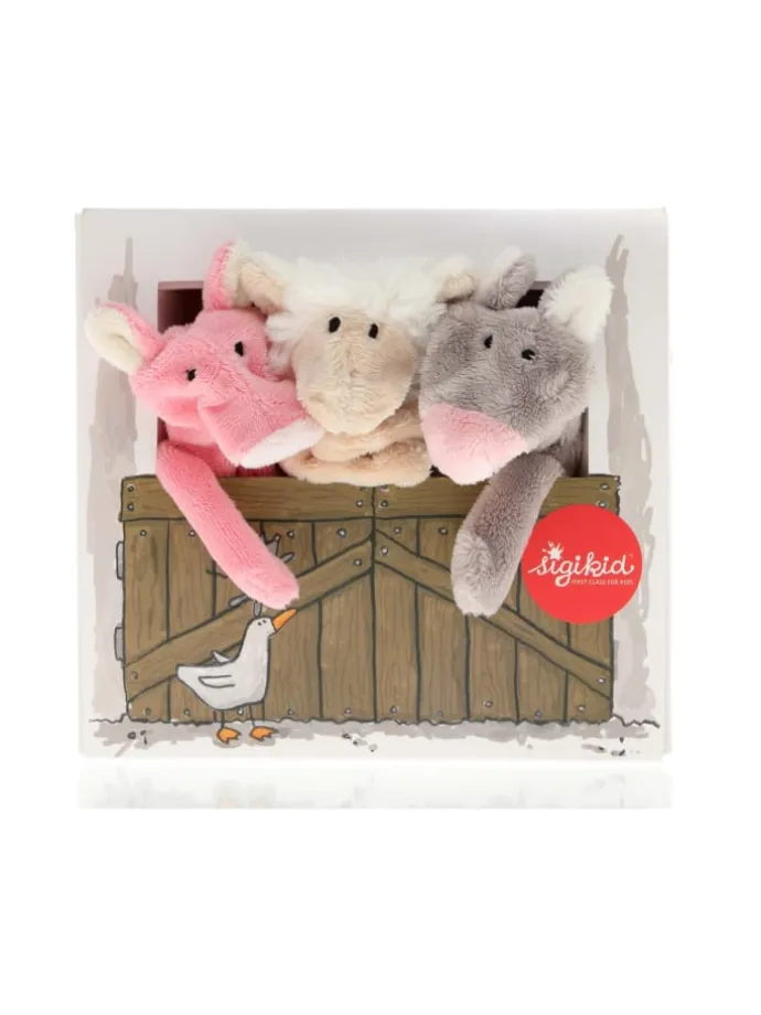 Fingerpuppen-Set My Little Theatre in braun