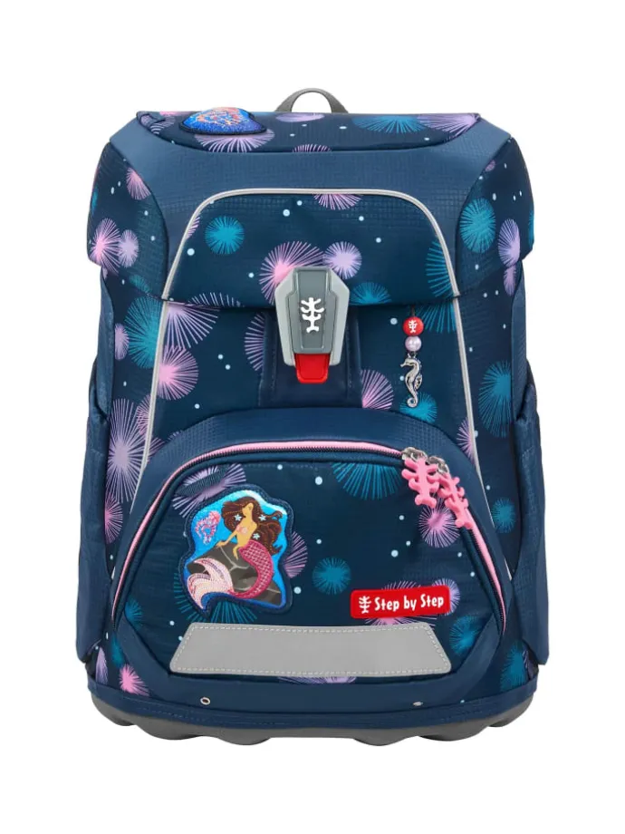 FIT Schulranzen-Set Mermaid Delia 5-tlg. in blau