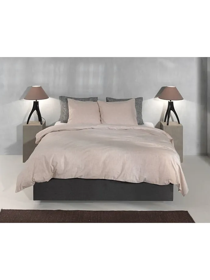 Flanell-Bettwäsche-Set ''Flanella'' in Beige