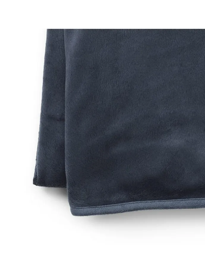Fleece Decke - Juniper Blue in Blau 100 x 75 cm