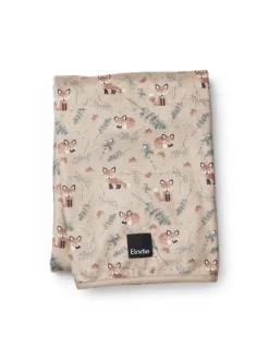 Fleece Decke - Nordic Woodland in Bunt 100 x 75 cm