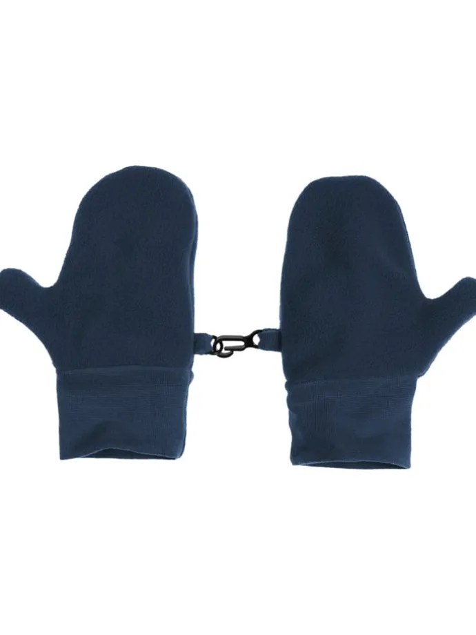 Fleece-Fäustlinge in Dunkelblau