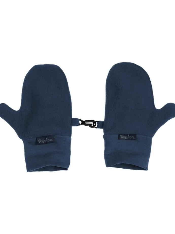 Fleece-Fäustlinge in Dunkelblau