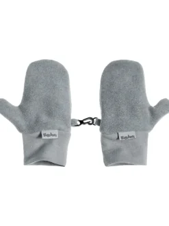 Fleece-Fäustlinge in Grau