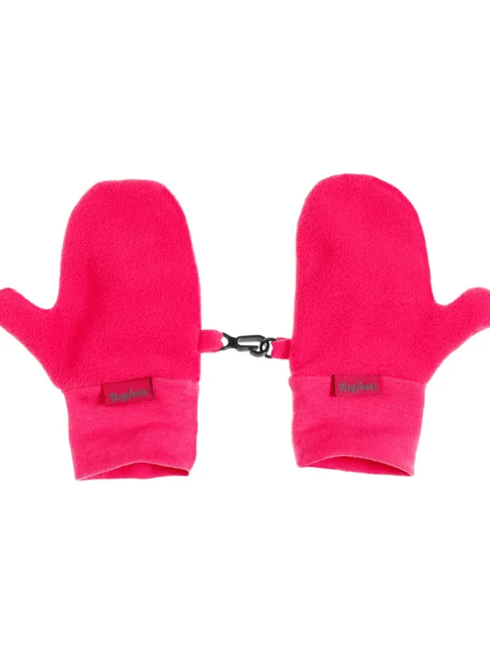 Fleece-Fäustlinge in Pink