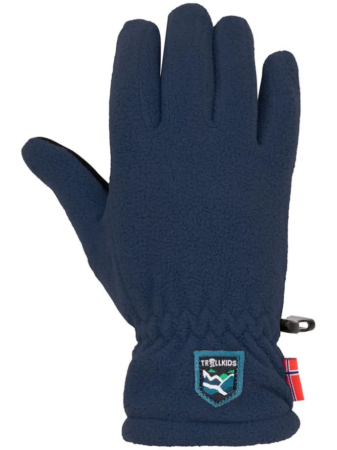 Fleece-Handschuhe "Eikedalen" in Dunkelblau