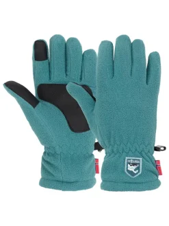 Fleece-Handschuhe "Eikedalen" in Türkis