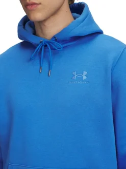 Fleecehoodie in Blau
