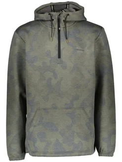 Fleecehoodie in Khaki