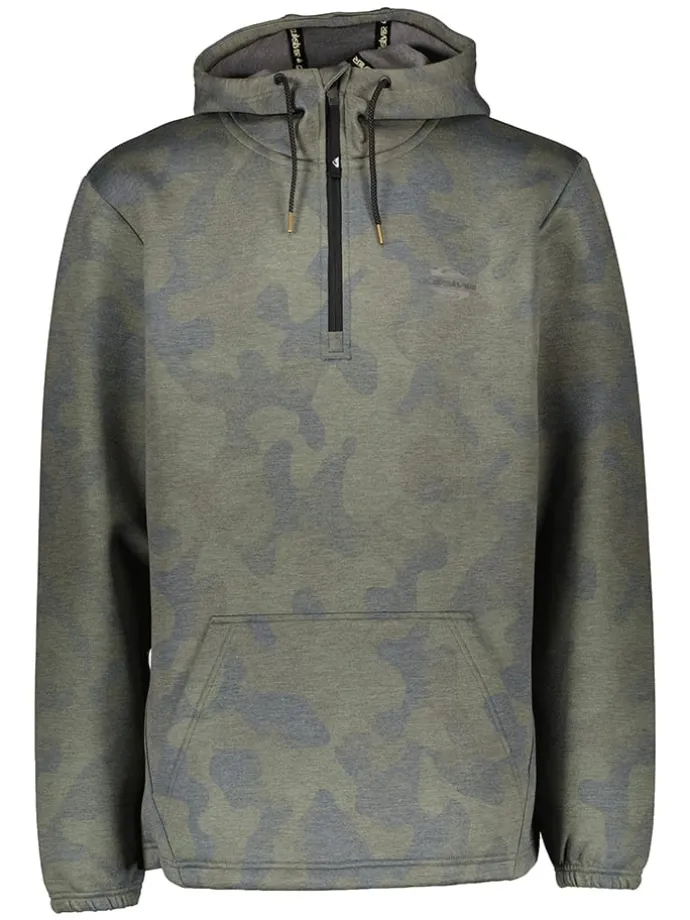 Fleecehoodie in Khaki