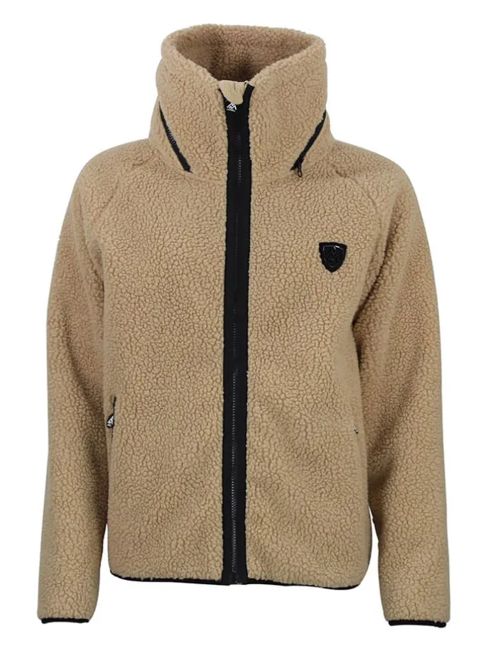 Fleecejacke "Amay" in Hellbraun