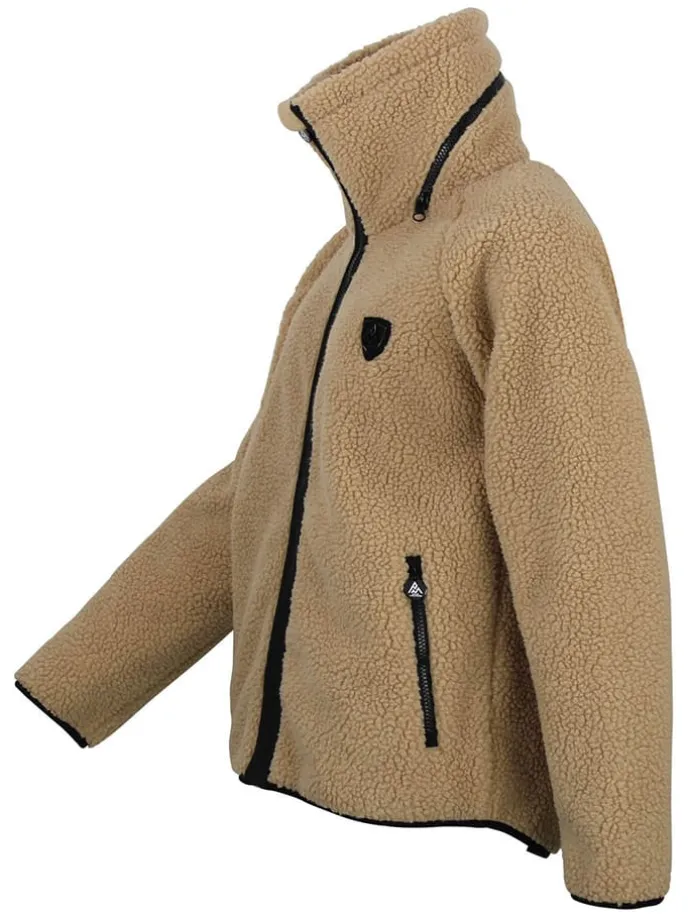 Fleecejacke "Amay" in Hellbraun