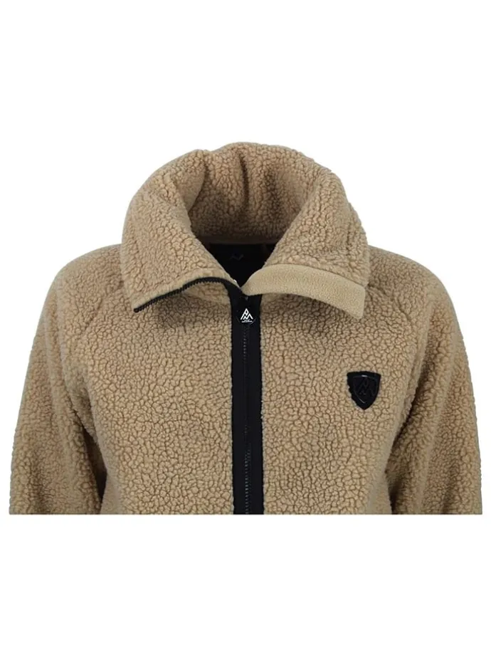 Fleecejacke "Amay" in Hellbraun
