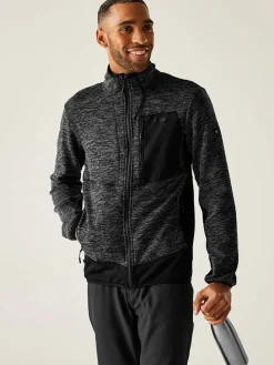 Fleecejacke "Baslinn" in Anthrazit