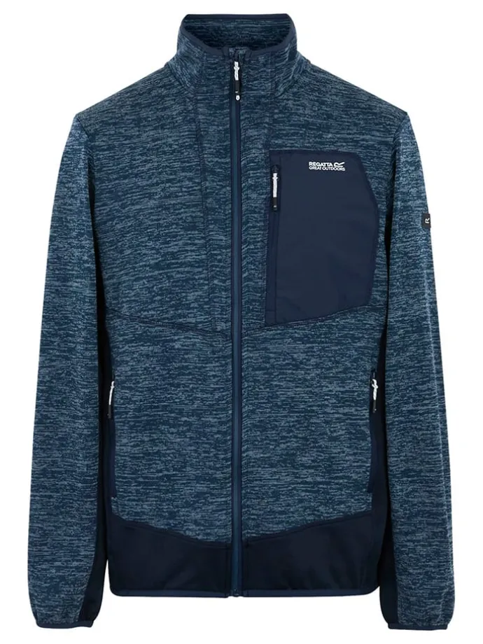 Fleecejacke "Baslinn" in Blau