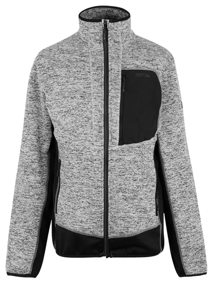Fleecejacke "Baslinn" in Grau