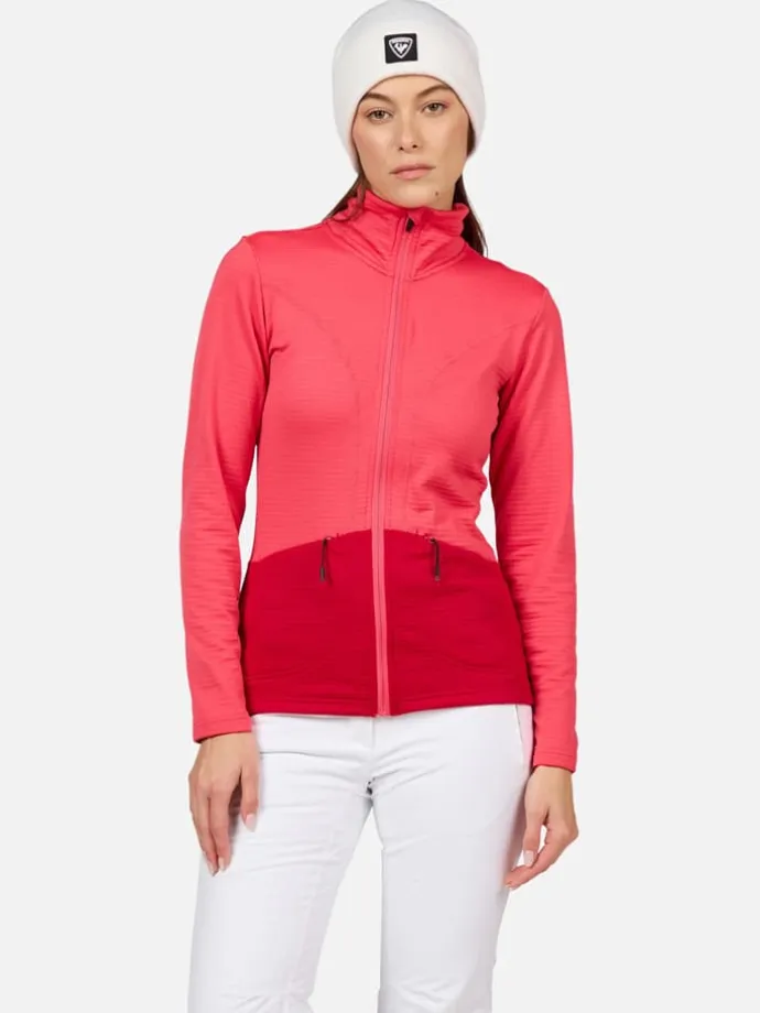 Fleecejacke "Blackside" in Pink