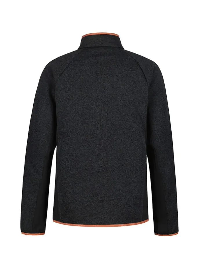 Fleecejacke "Bode" in Schwarz