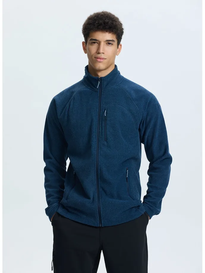 Fleecejacke "Boonville" in Dunkelblau