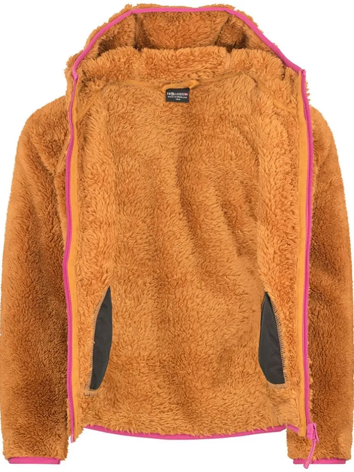 Fleecejacke "Borgund" in Hellbraun