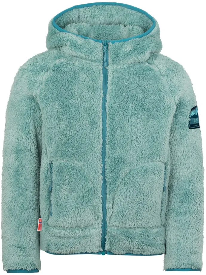 Fleecejacke "Borgund" in Türkis