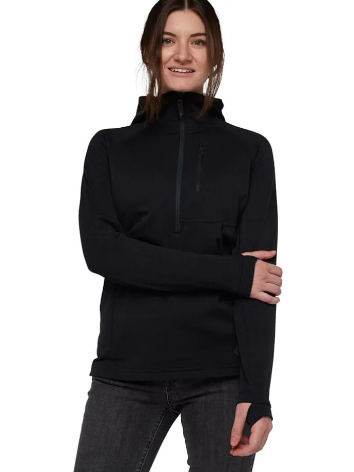 Fleecejacke "Coefficient QZ" in Schwarz