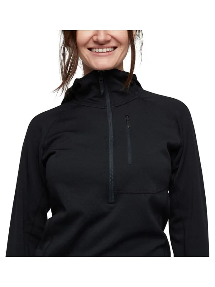 Fleecejacke "Coefficient QZ" in Schwarz