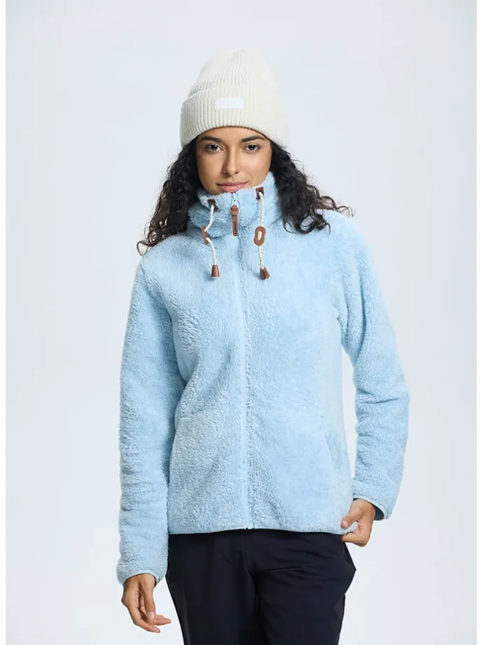 Fleecejacke "Colony" in Hellblau