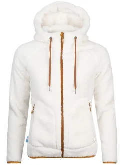 Fleecejacke "Glymur" in Weiß