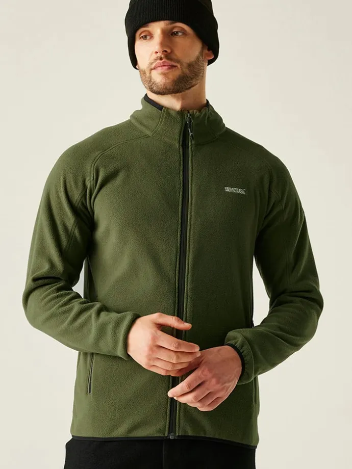 Fleecejacke "Hadfield" in Khaki