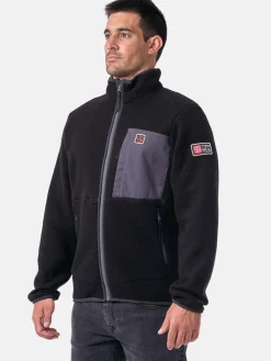 Fleecejacke "Harcourt" in Schwarz