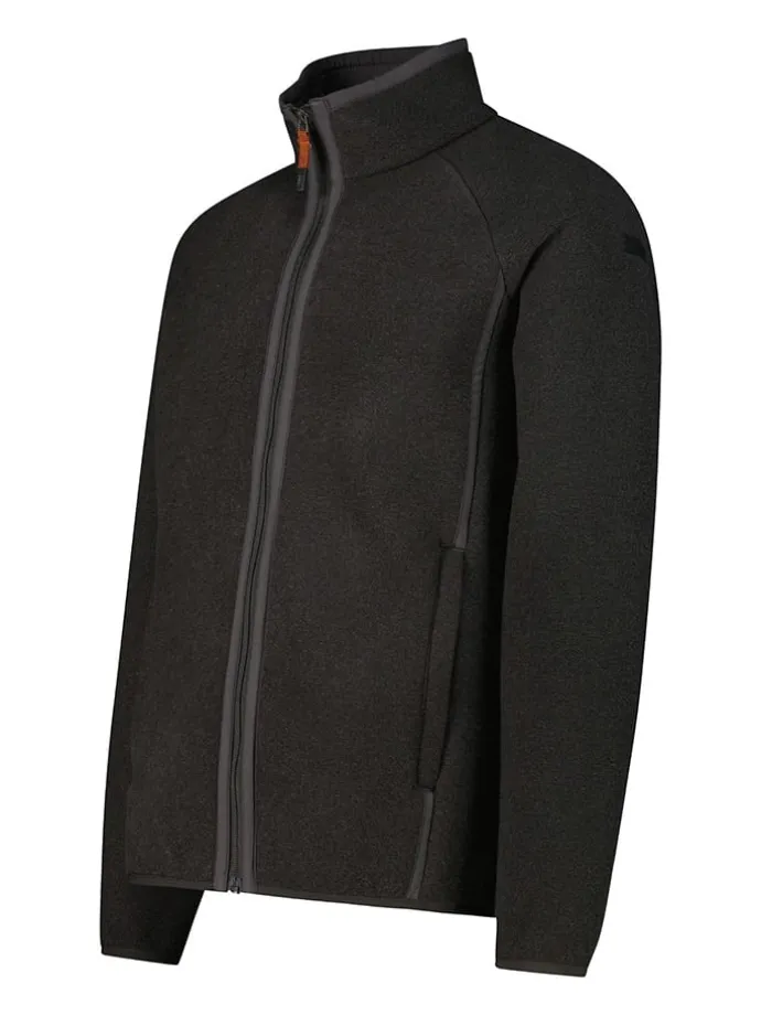 Fleecejacke in Anthrazit