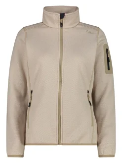 Fleecejacke in Beige