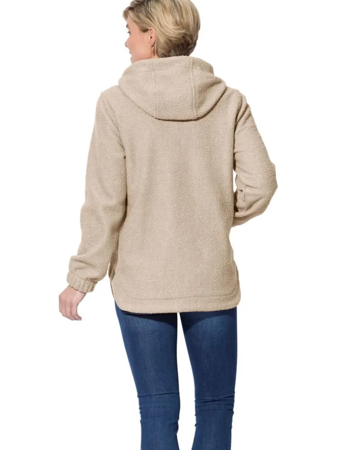 Fleecejacke in Beige